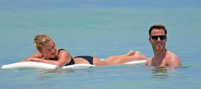 Carly Parker and her husband, Scott Parker enjoying a vacation in Barbados.